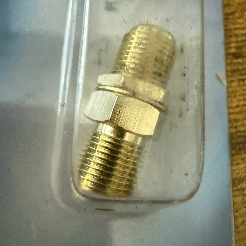 Monster 1‎ Ghz Coax F adapter   140066-00 FS Gold Video 5-1000 MHz NEW